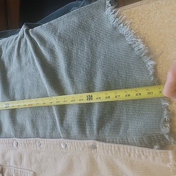 POL Distressed Jacket Teal Green/Olive Green /Stone Oversized Colorblock Size L - Picture 11 of 12